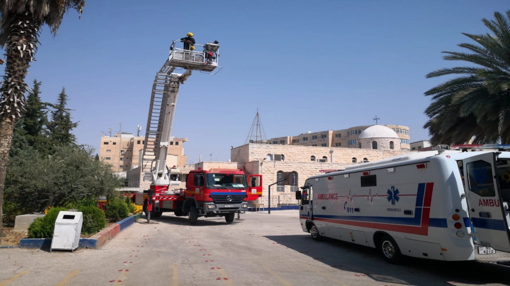 إجلاء مرضى من مستشفى بسبب حريق ناتج عن أحد مولدات الكهرباء