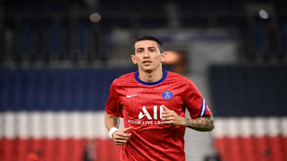إيقاف اللاعب دي ماريا 4 مباريات بتهمة البصق على مدافع مرسيليا
