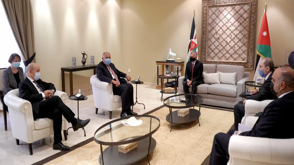 الملك يجدد التأكيد على موقف الأردن الثابت تجاه القضية الفلسطينية