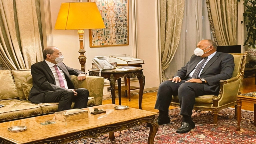 الأردن ومصر يشددان على التحرك عاجلا لاستئناف مفاوضات للتوصل إلى حل الدولتين