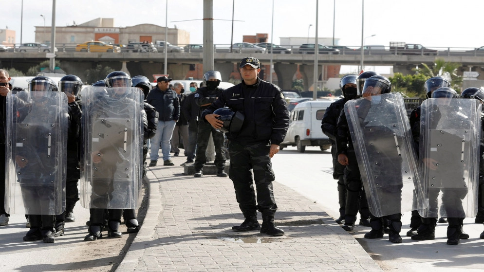 تظاهرة ضد "القمع البوليسي" في تونس