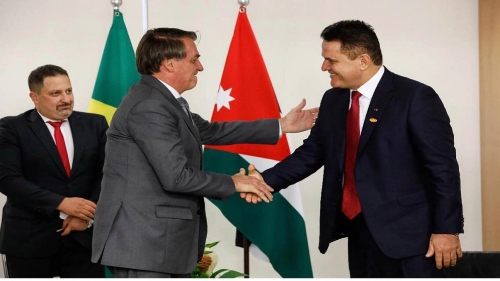 السفير معن مساعدة يقدم أوراق اعتماده للرئيس البرازيلي