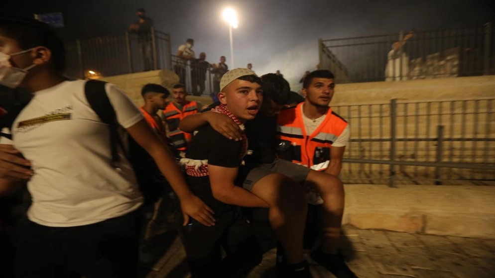 إصابة فتى فلسطيني خلال مواجهات مع قوات الاحتلال الإسرائيلي في باب العامود