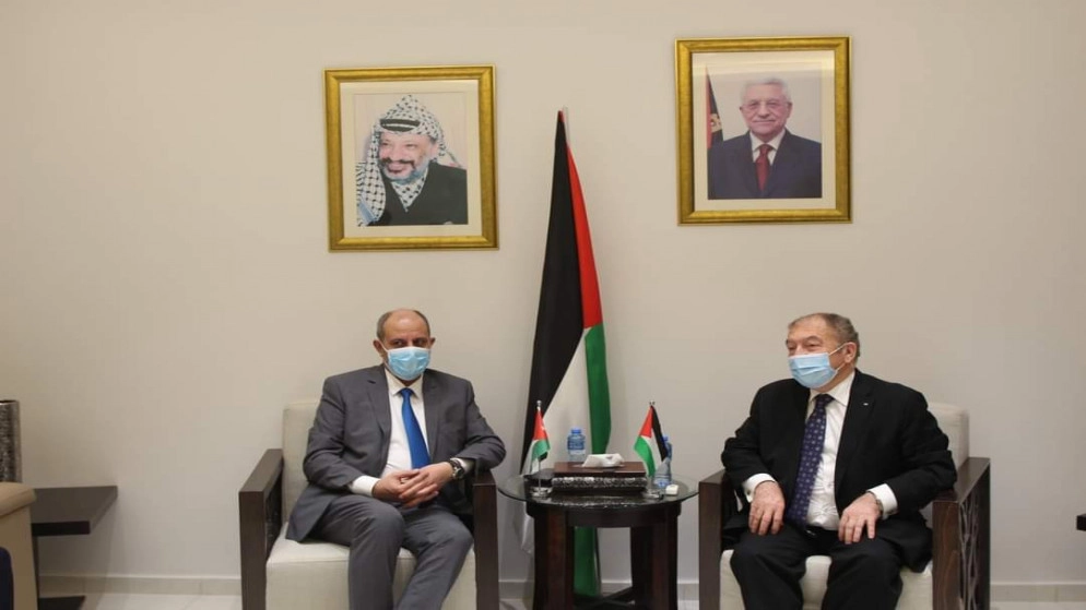 بحث زيادة حجم التبادل التجاري بين الأردن وفلسطين