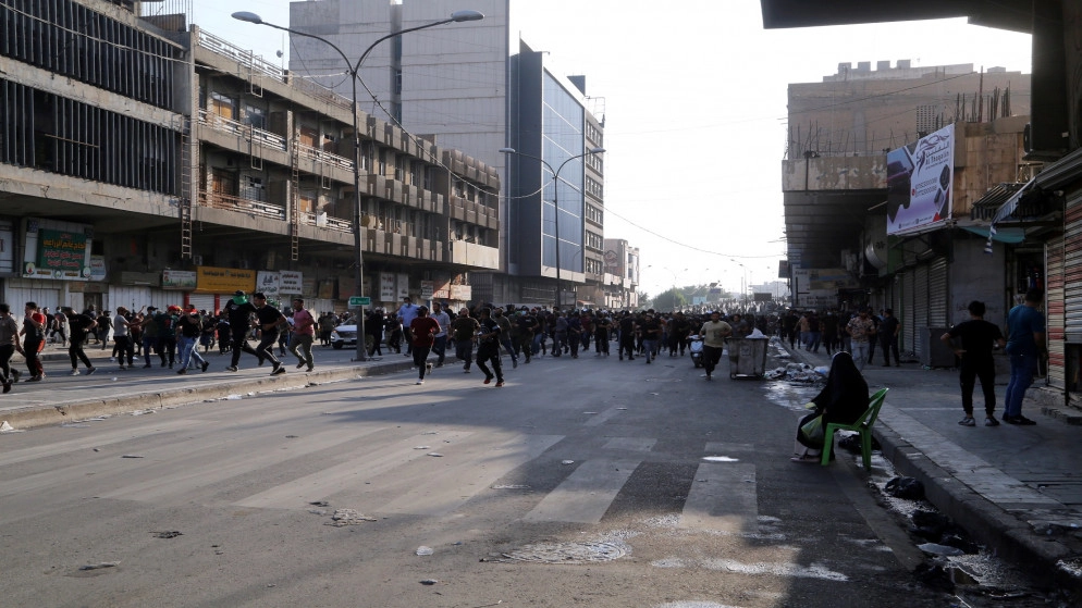 تظاهرة جديدة في بغداد اعتراضا على نتائج الانتخابات النيابية