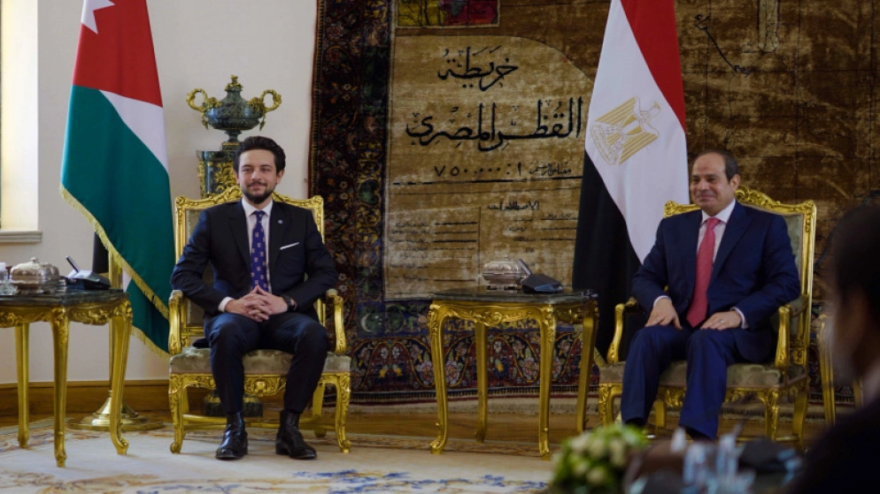 ولي العهد: الأردن مهتم بتعزيز التعاون الاقتصادي مع مصر