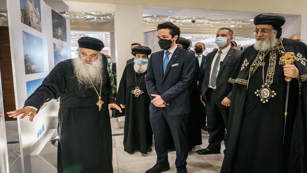 ولي العهد يعرب عن تطلع الأردن لتعزيز زيارة الحجاج الأقباط لأماكن الحج المسيحي