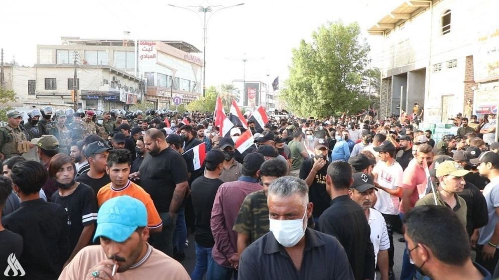 تجدد التظاهرات الرافضة لنتائج الانتخابات العراقية في بغداد