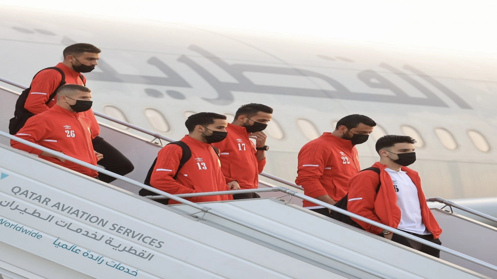 المنتخب الوطني يصل إلى الدوحة للمشاركة في بطولة كأس العرب