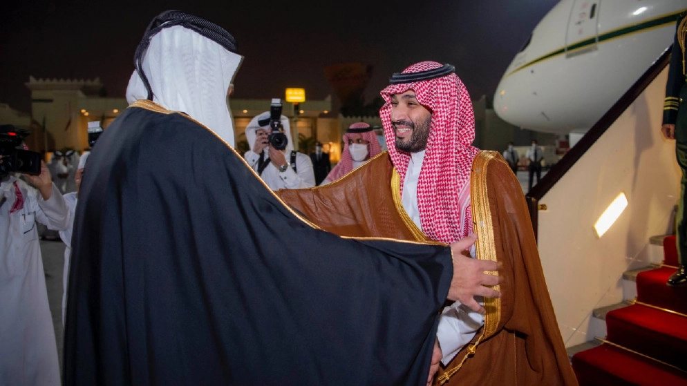 ولي العهد السعودي بالدوحة في زيارة رسمية