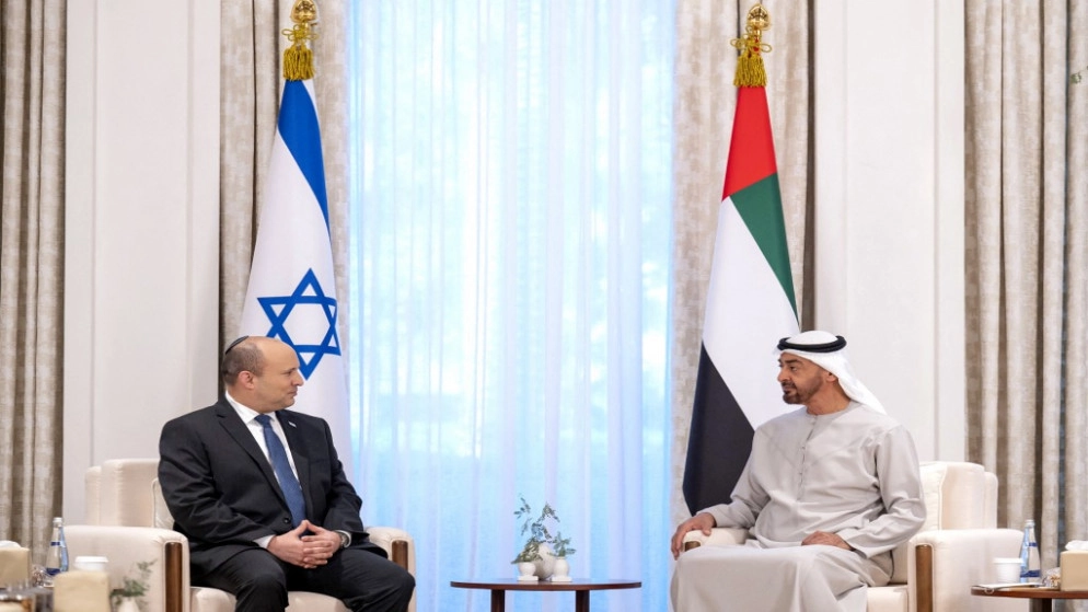 ولي عهد أبوظبي يلتقي نفتالي بينيت في أول زيارة لمسؤول إسرائيلي على هذا المستوى