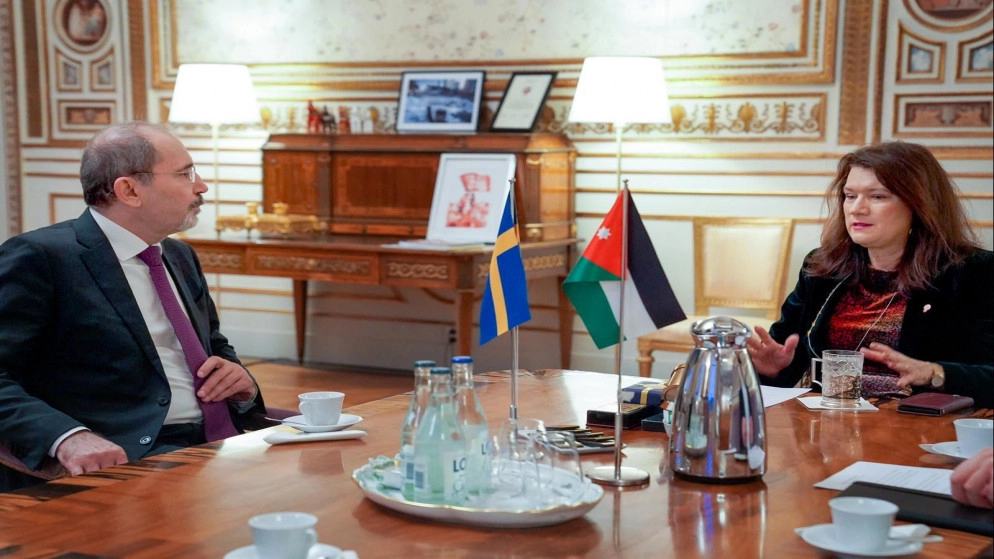 الأردن والسويد يبحثان التعاون الثنائي على هامش اجتماع لمبادرة ستوكهولم