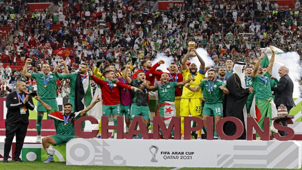 منتخب الجزائر يحرز لقبه الأول في كأس العرب بتشكيلة رديفة على حساب تونس