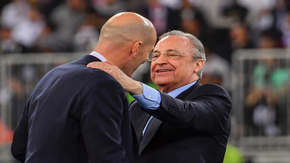 إصابة بيريز رئيس ريال مدريد بكوفيد-19