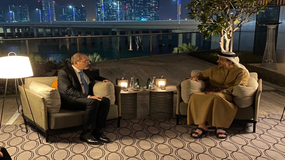 الأردن والإمارات يؤكدان ضرورة إطلاق مفاوضات لتحقيق السلام العادل والشامل على أساس حل الدولتين