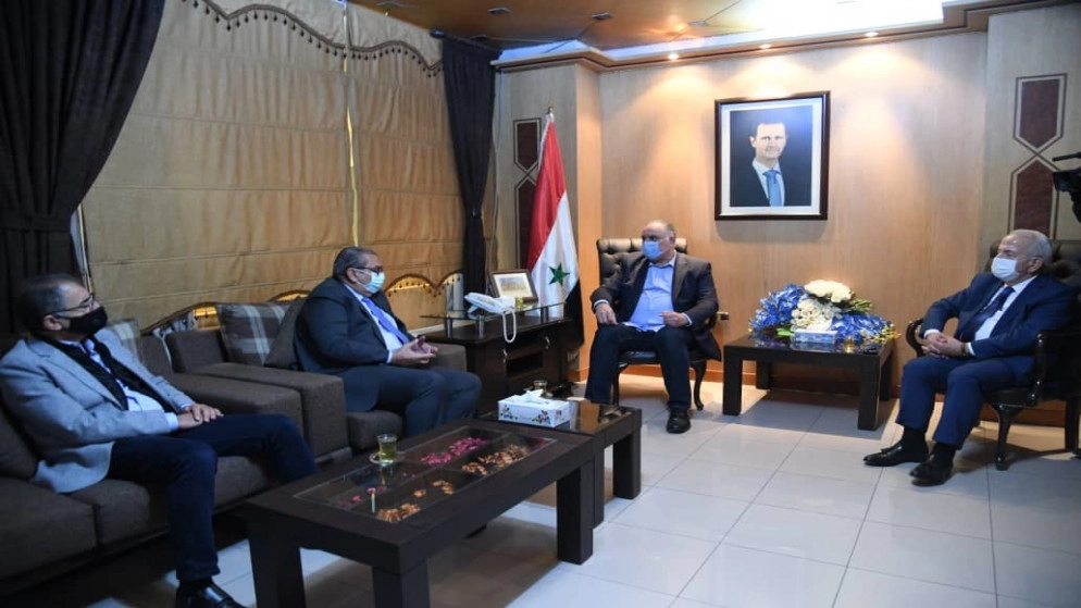 بحث تفعيل وتطوير التعاون الاقتصادي والتبادل التجاري بين الأردن وسوريا