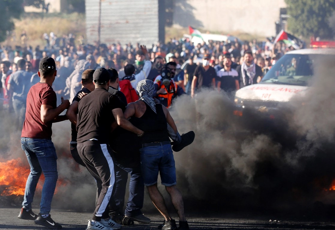 الهلال الأحمر الفلسطيني يتعامل الثلاثاء مع 1484 إصابة في الضفة الغربية والقدس وغزة
