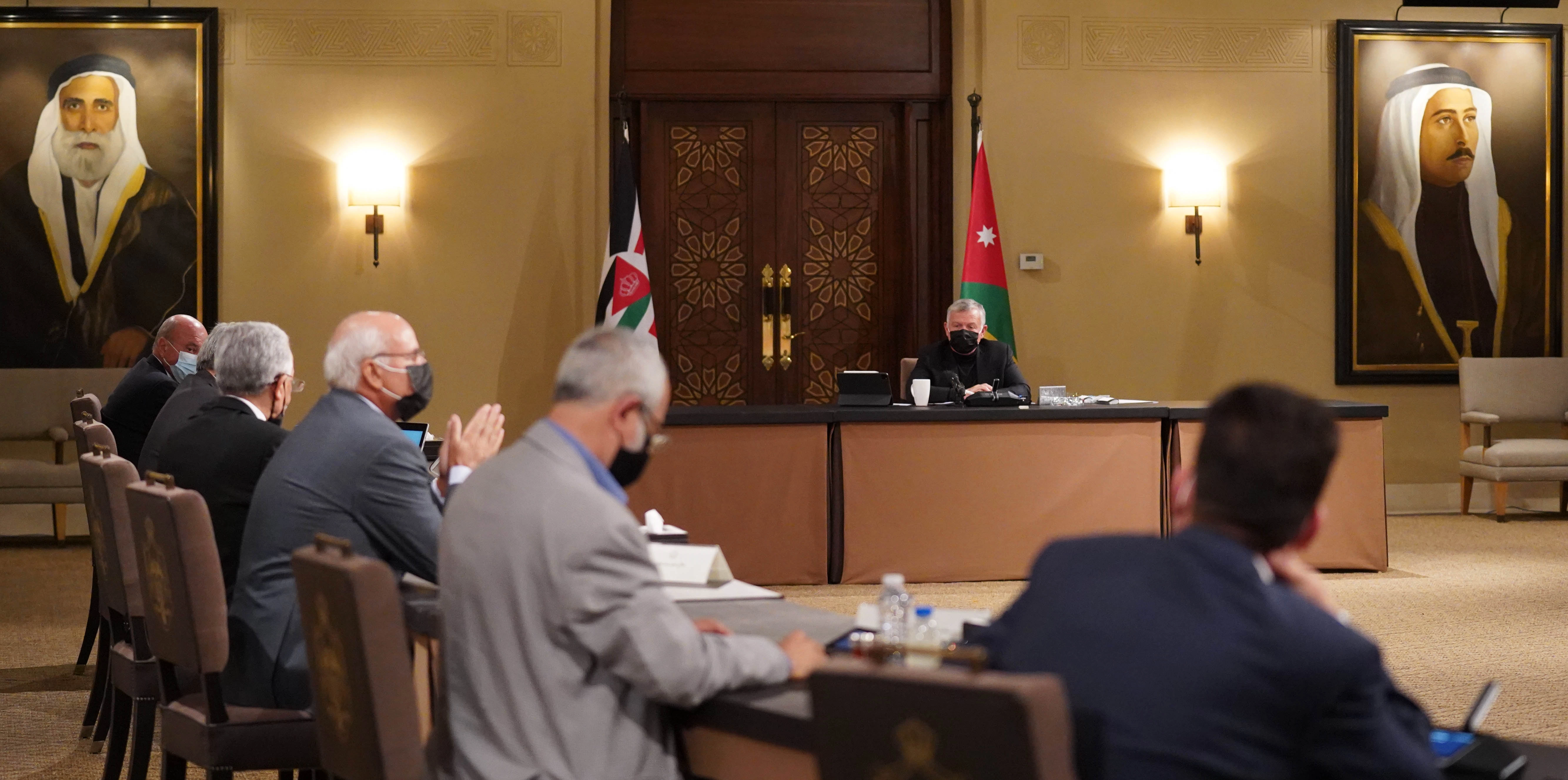 الملك يؤكد أهمية تكثيف الجهود لترجمة وقف إطلاق النار في الأراضي الفلسطينية لهدنة ممتدة