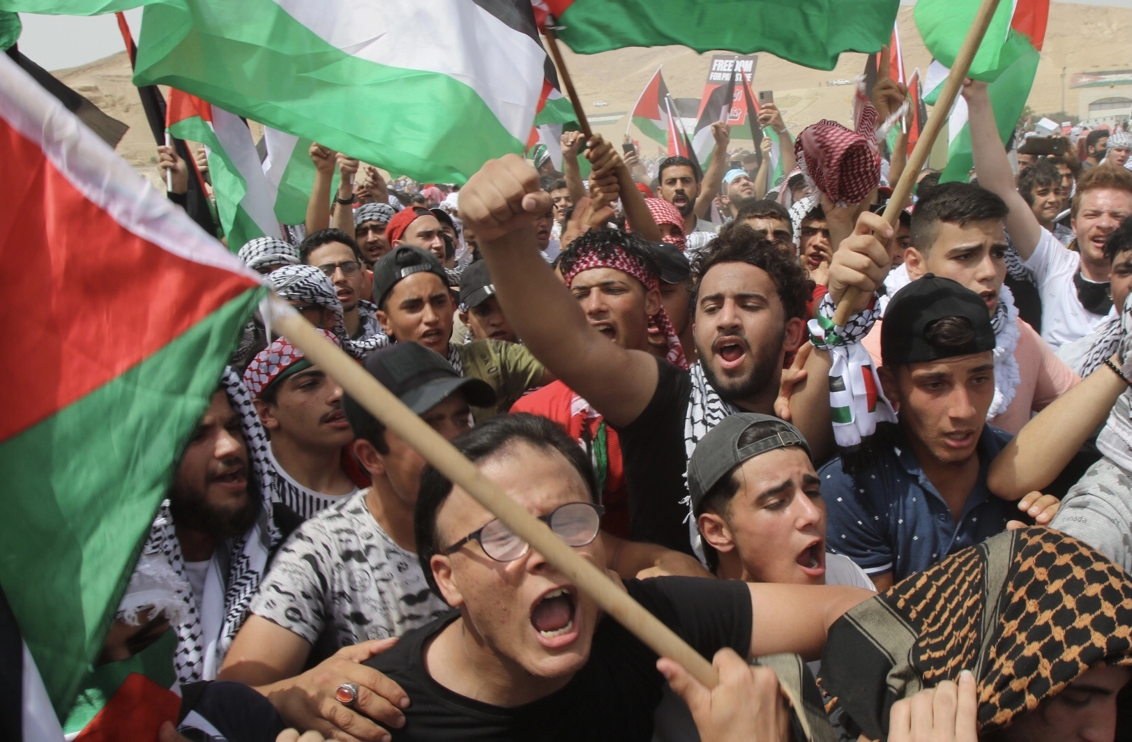 القضية الفلسطينية محور لقاء الملك بالأعيان