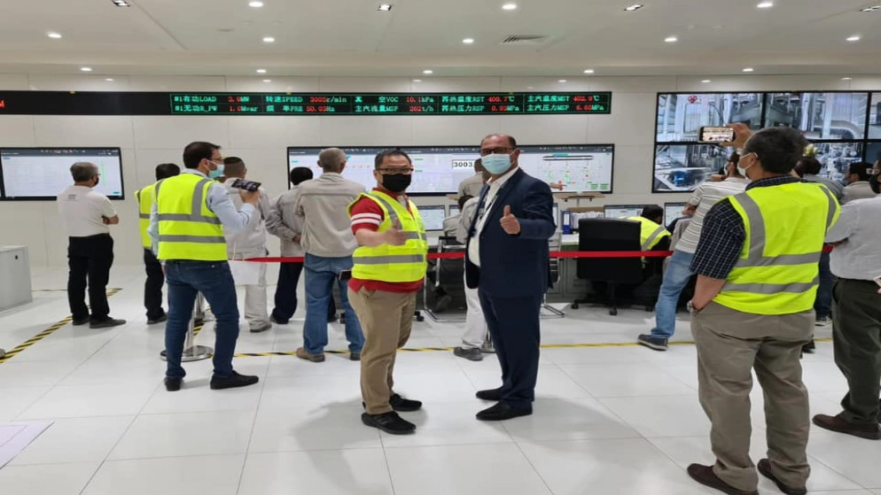 ربط الوحدة الأولى في محطة العطّارات للطاقة على شبكة "الكهرباء الوطنية"