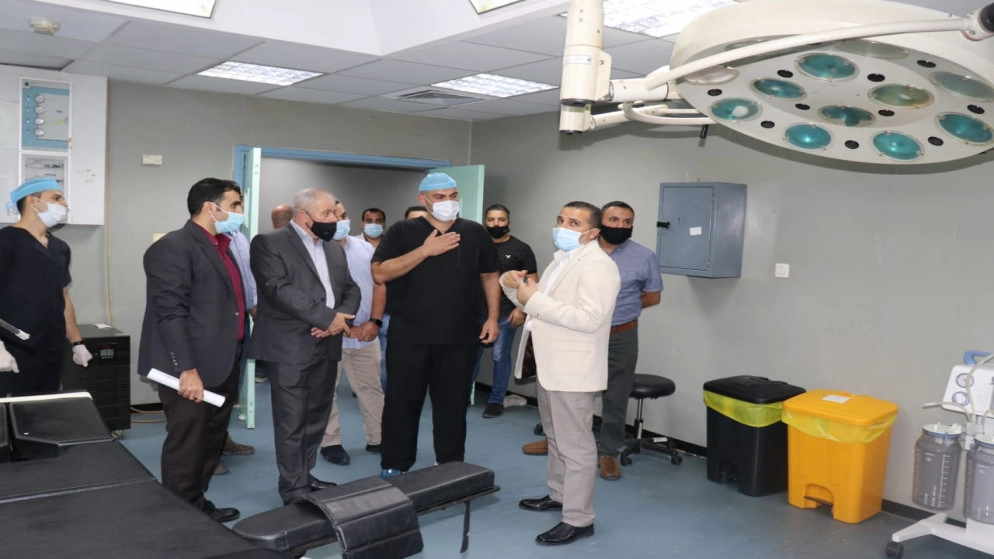 وفد من القيادة العامة يزور المستشفى الميداني الأردني في قطاع غزة