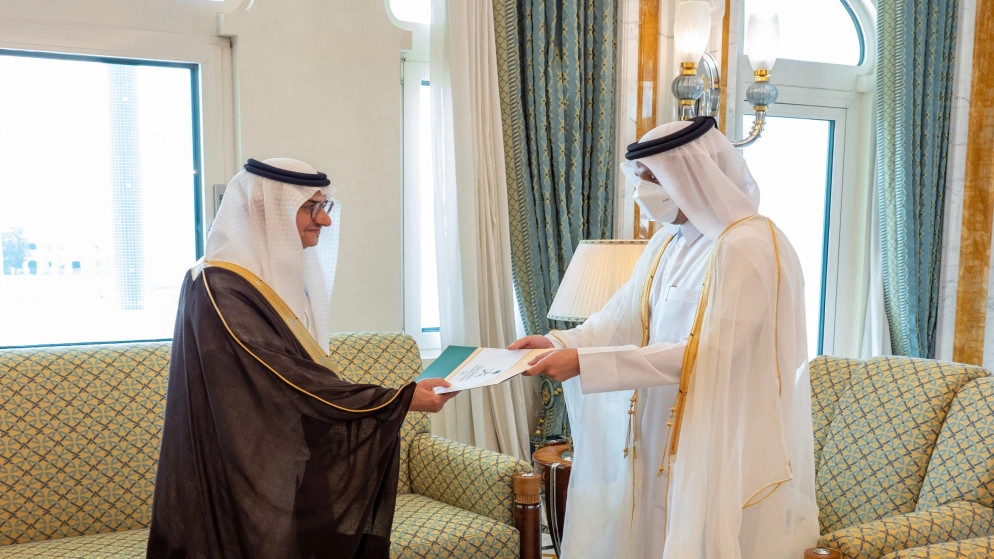 قطر تتسلم أوراق اعتماد السفير السعودي لديها
