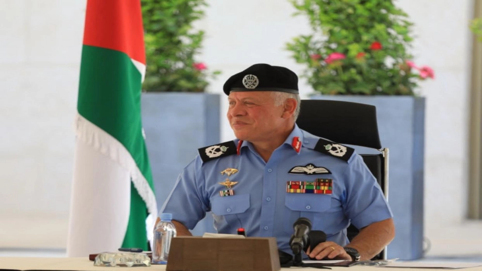 الملك يرعى مراسم تسليم علم مديرية الأمن العام الجديد في مئوية تأسيسها
