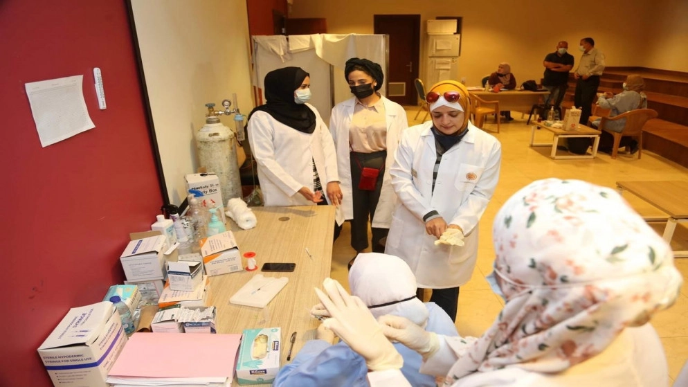 8088 شخصا تلقوا الجرعة الأولى في لواء البترا منذ بدء التطعيم ضد كورونا