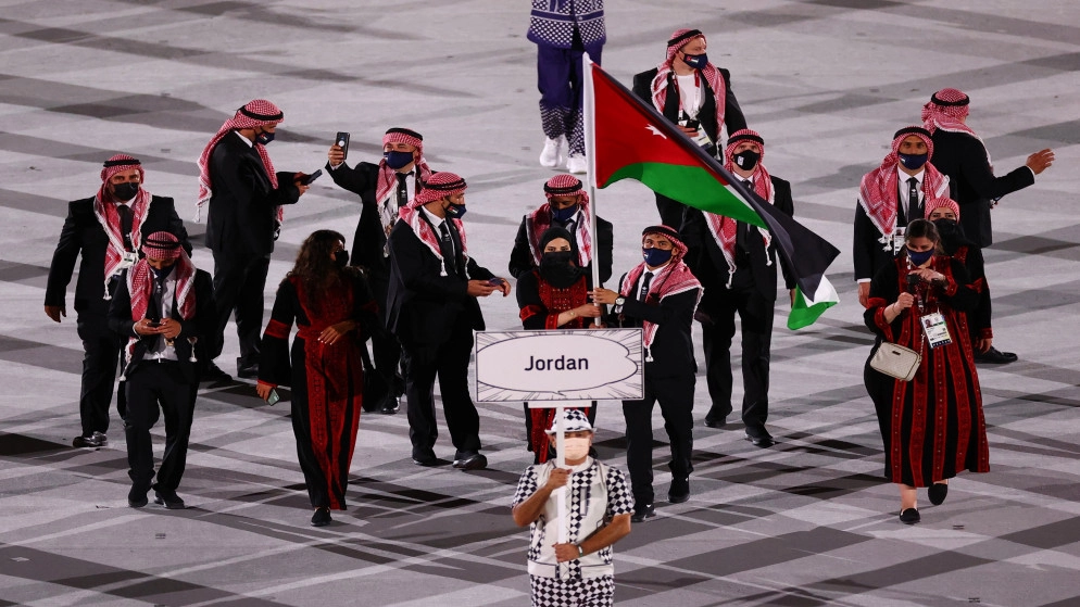 البعثة الأردنية تشارك في حفل افتتاح أولمبياد طوكيو
