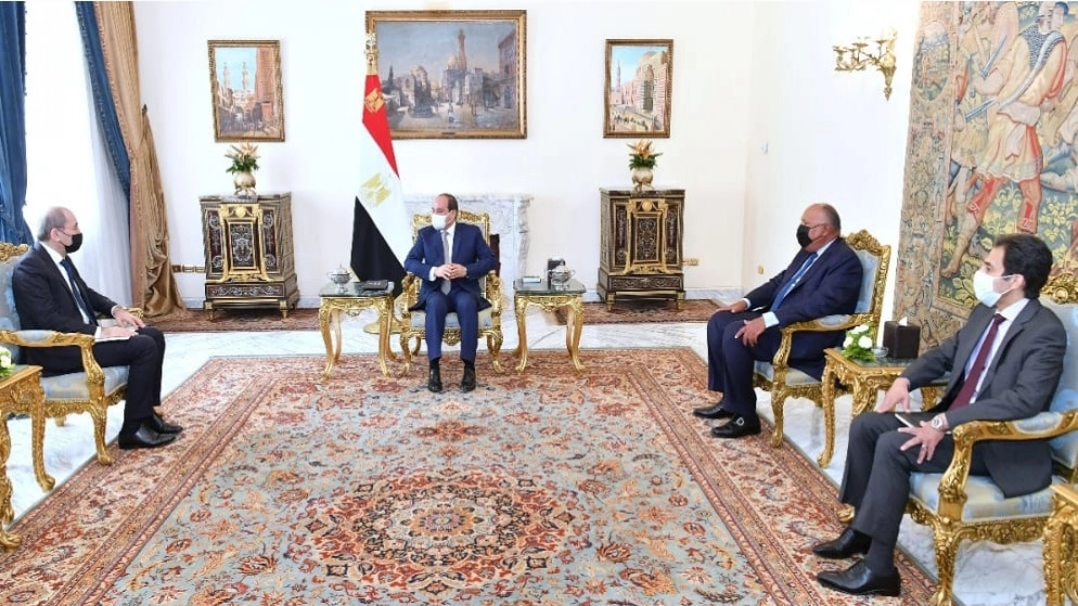 وزير الخارجية: وضعت الرئيس المصري في صورة محادثات الملك بالولايات المتحدة