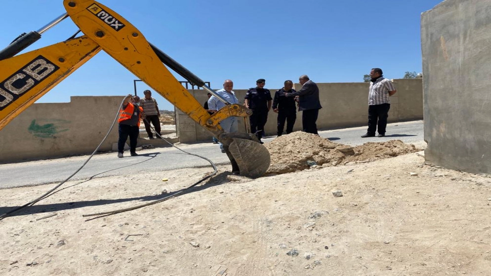 ضبط عشرات الاعتداءات على خطوط مياه رئيسية