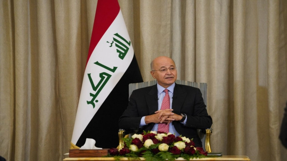 الرئيس العراقي يدعو إلى عودة مقعد سوريا إلى جامعة الدول العربية