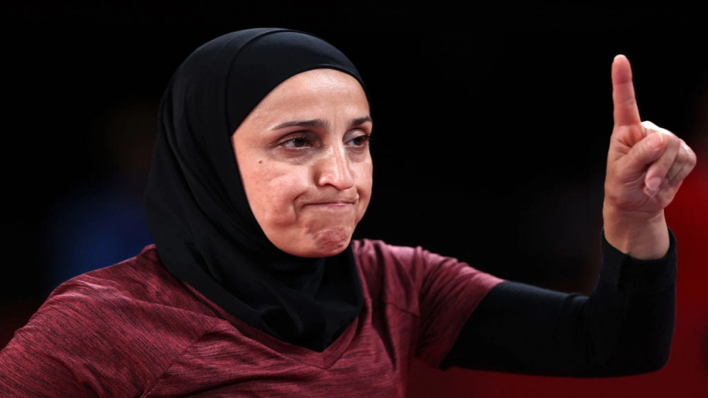 اللاعبة ختام أبو عوض إلى المربع الذهبي في كرة الطاولة