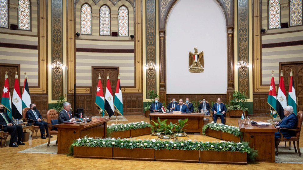 الملك: الاجتماع في القاهرة يؤكد الحرص على توفير كل سبل الدعم للأشقاء في فلسطين