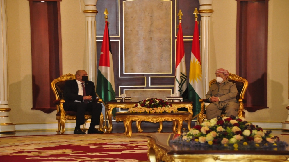 البارزاني يؤكد حرص إقليم كردستان العراق على تطوير وتوسيع آفاق التعاون مع الأردن