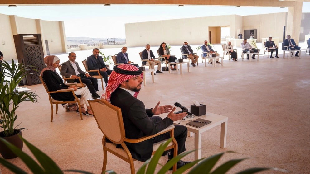 ولي العهد يزور السلط ويهنئ بمناسبة إدراج المدينة في قائمة التراث العالمي