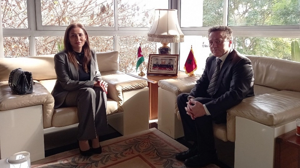 بحث آفاق تطوير التعاون في مجال النقل الجوي بين الأردن والمغرب