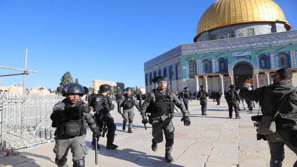 قوات الاحتلال الإسرائيلي تقتحم المسجد الأقصى