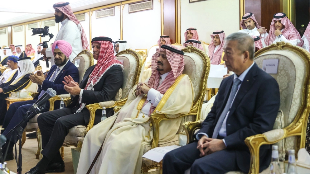 الأمير فيصل بن الحسين يحضر حفل افتتاح دورة الألعاب السعودية