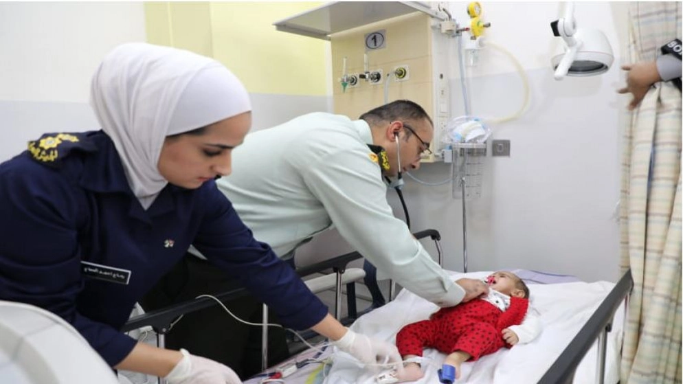 إخلاء طبي لطفلة من غزة لاستكمال علاجها في مدينة الحسين الطبية