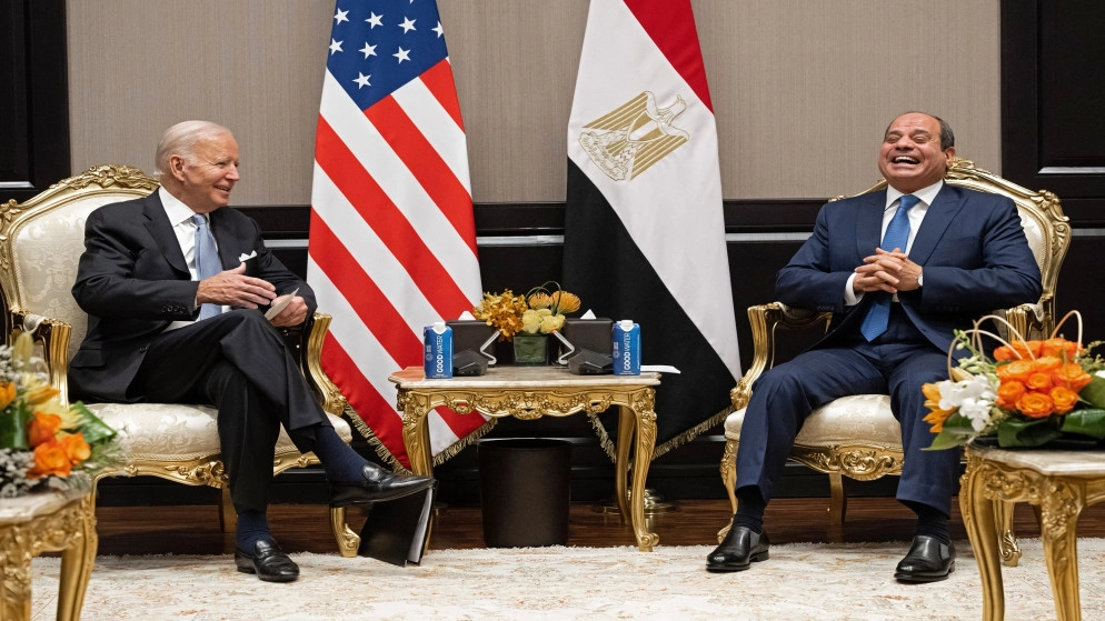 بايدن يلتقي السيسي في مصر على هامش مؤتمر الأطراف