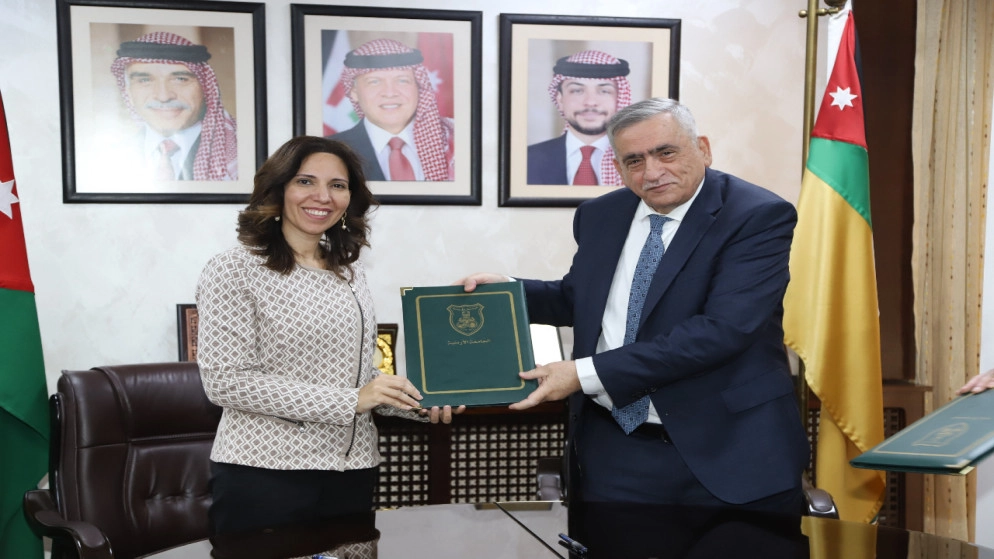 تعاون مشترك بين الجامعة الأردنية ومؤسسة ولي العهد