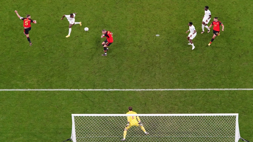 فوز بشق الأنفس لبلجيكا على كندا 1-0