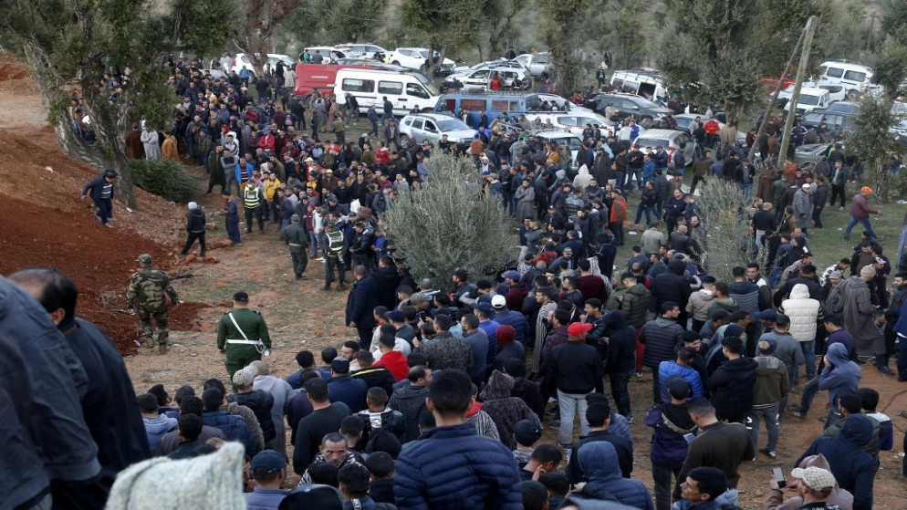 تشييع جنازة الطفل ريان الذي هزت وفاته في بئر المغرب والعالم