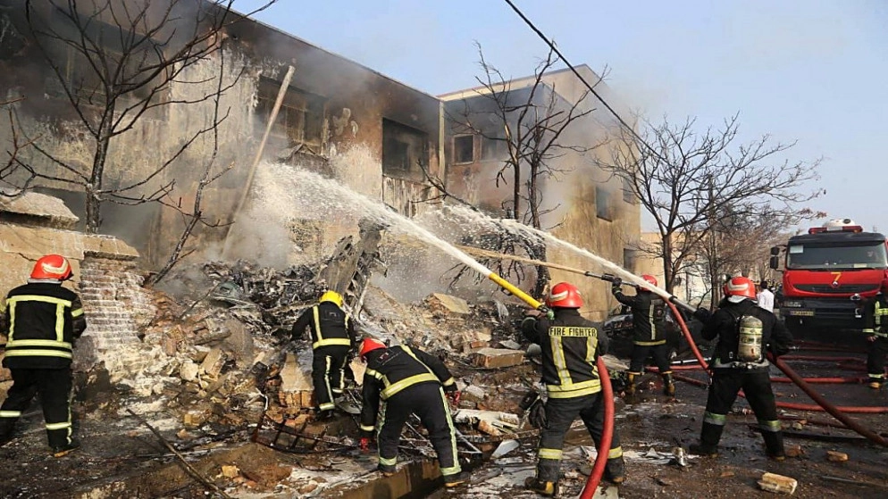 3 قتلى في تحطم مقاتلة عسكرية في تبريز بشمال غرب إيران
