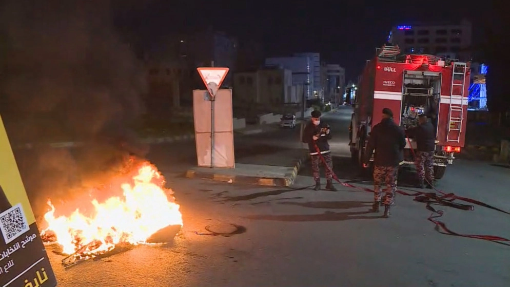 مراسل المملكة: أعمال شغب محدودة بمنطقة تلاع العلي في العاصمة عمّان