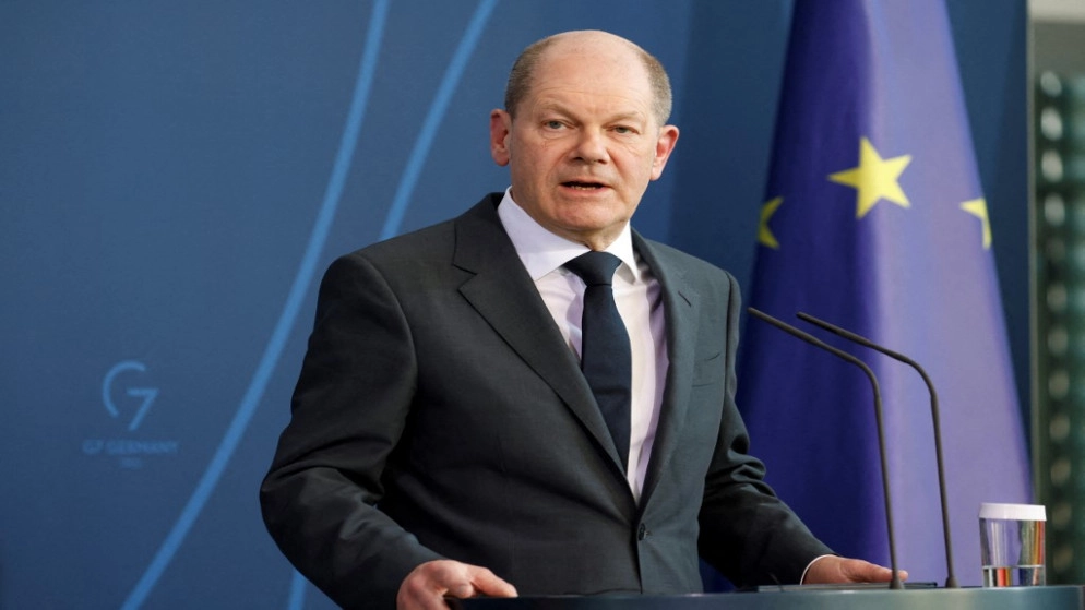 المستشار الألماني: الهجوم الروسي على أوكرانيا "متعثّر"