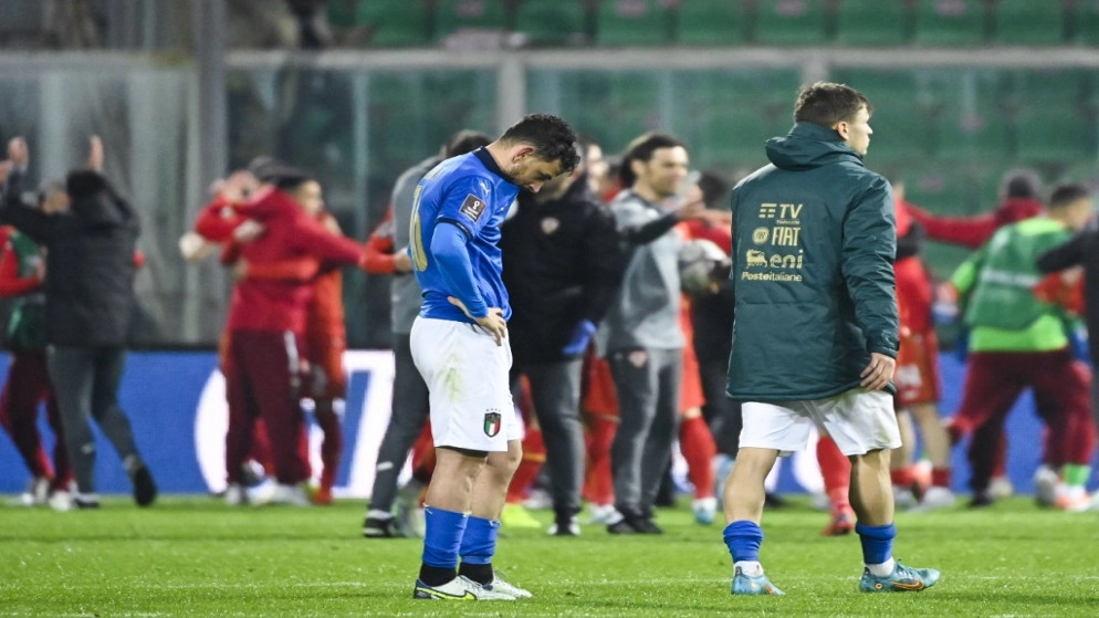 إيطاليا بطلة أوروبا تفشل في بلوغ كأس العالم للمرة الثانية على التوالي