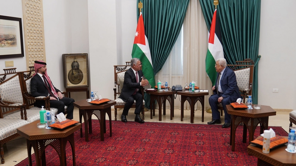 الملك من رام الله: نحن والفلسطينيون الأقرب إلى بعض وفي نفس الخندق