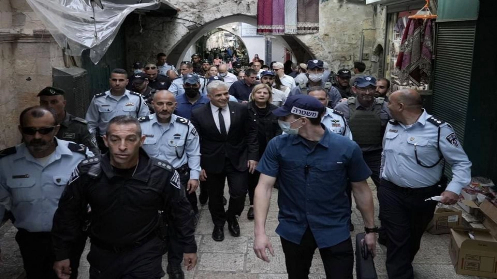 إدانة فلسطينية لاقتحام وزير الخارجية الإسرائيلي منطقة باب العامود في القدس